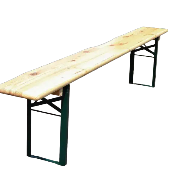 Location de banc pliable en bois pour événements
