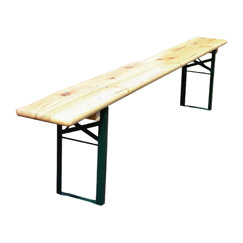 Location de banc pliable en bois pour événements