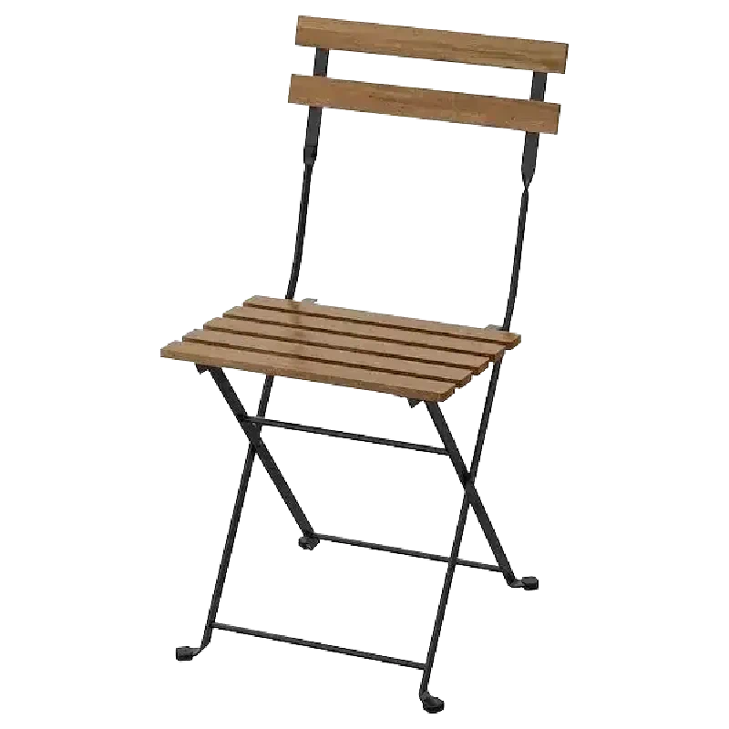 Location de chaise pliante à lattes en bois pour événements