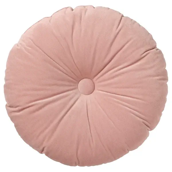 Location de coussin de sol rond rose pour événements