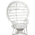 Location de fauteuil en rotin emmanuelle blanc pour événements
