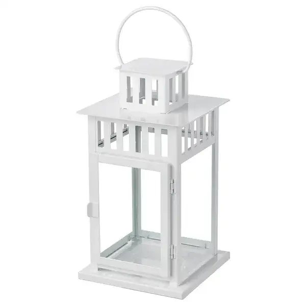 Location de lanterne square blanche pour événements