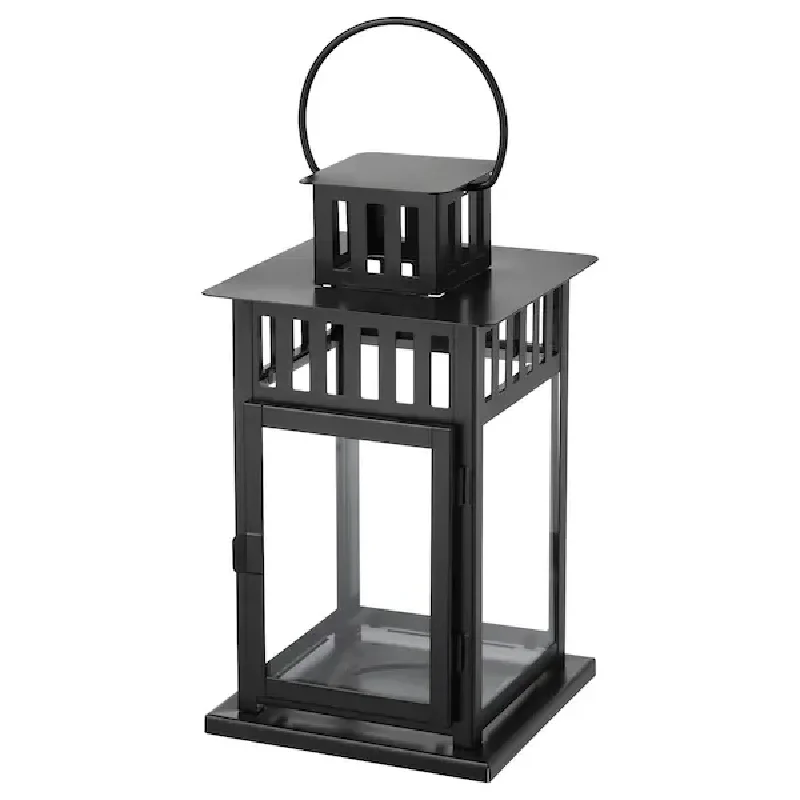 Location de lanterne square noire pour événements