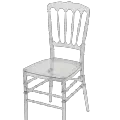 Location de chaise napoléon transparente pour événements