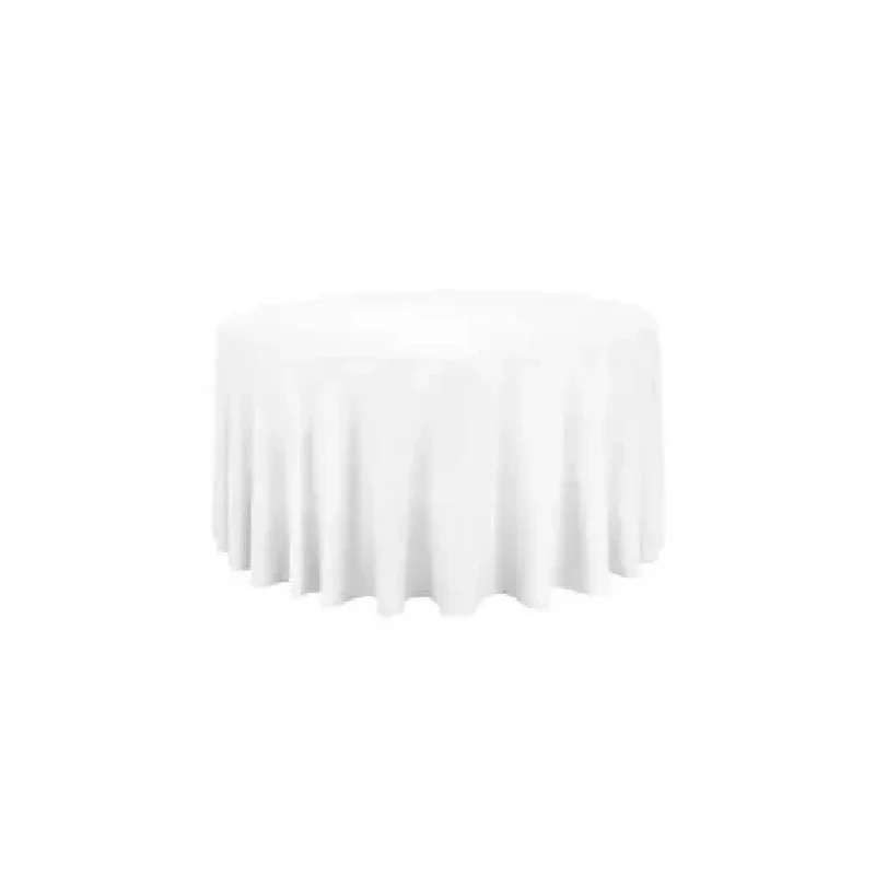 Location de nappe ronde blanche pour événements