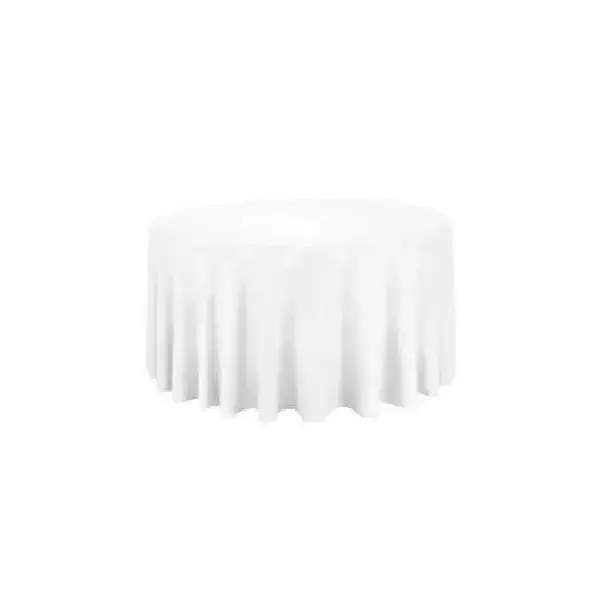 Location de nappe ronde blanche pour événements
